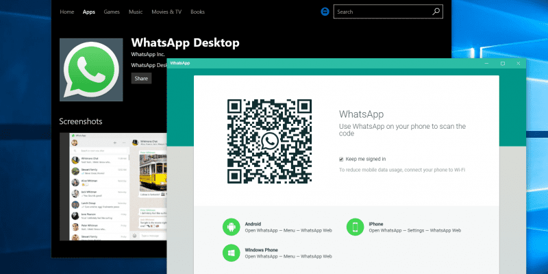 Desktop whatsapp