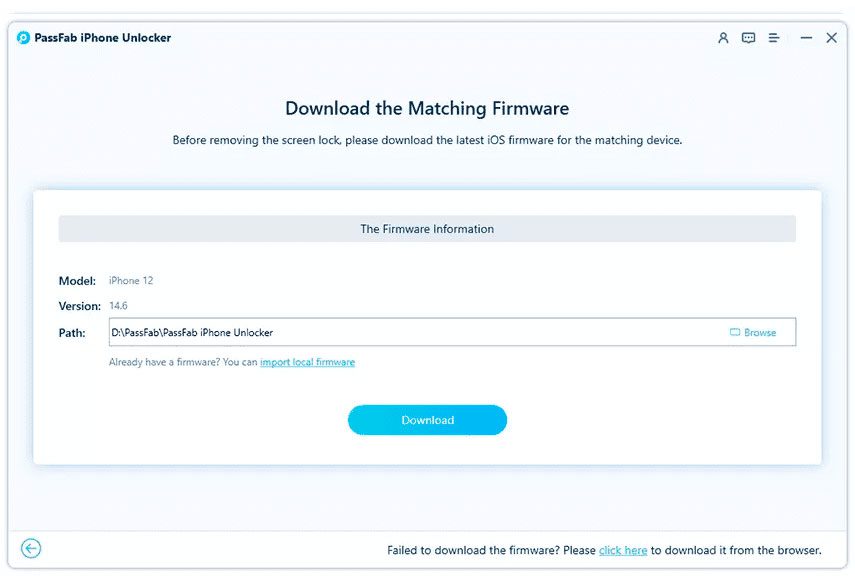Download Matching Firmware