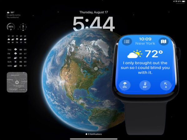 Smart watch Weather app