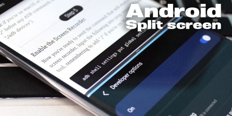 Android split screen how to use