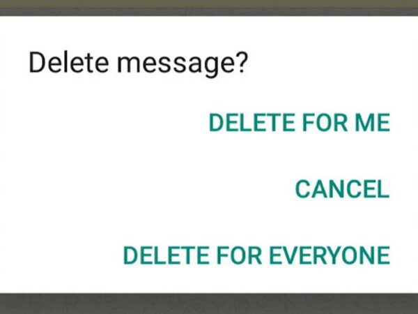Delete WhatsApp Messages