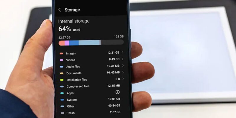 free up storage space on Android