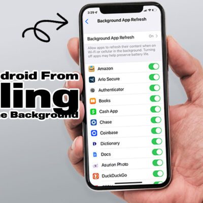 Android killing apps in background fix