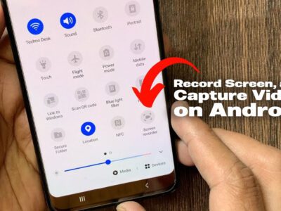how to screenshot and screen record Android