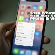stop WhatsApp auto saving photos to gallery