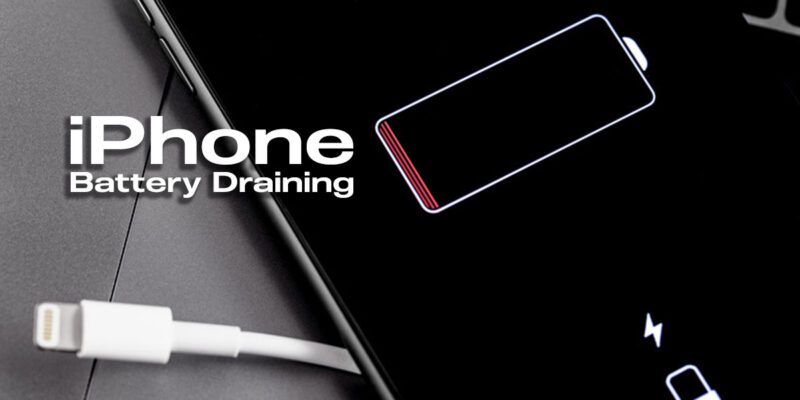 iPhone battery draining fast fix