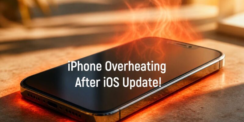 iPhone overheating after iOS update fix