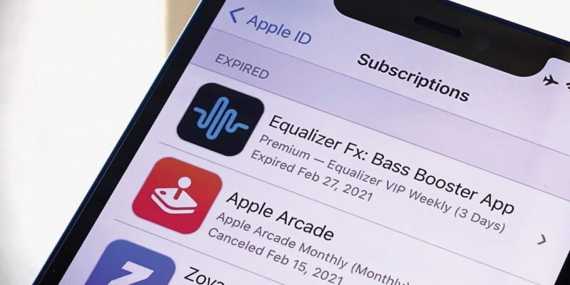 manage and cancel phone app subscriptions