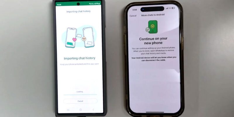 Transfer WhatsApp From Android to iPhone