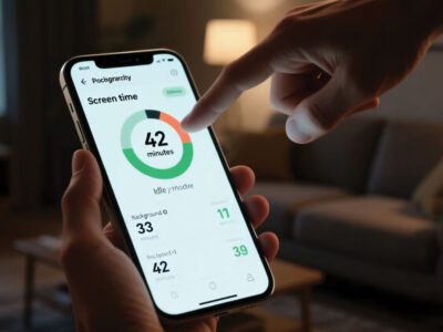 use screen time reports to change phone habits