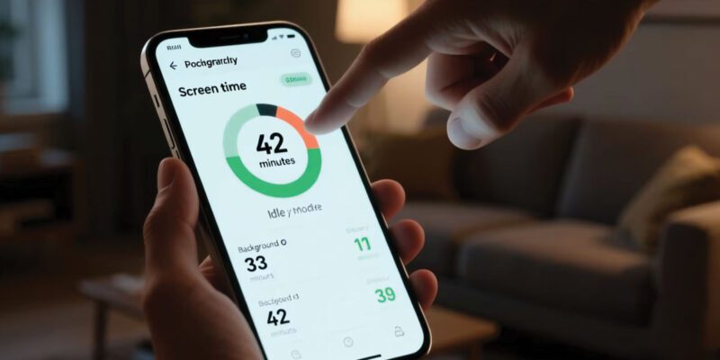 use screen time reports to change phone habits