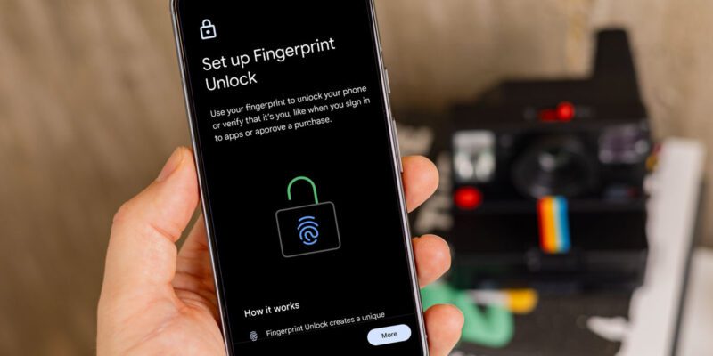 set up fingerprint unlock Android