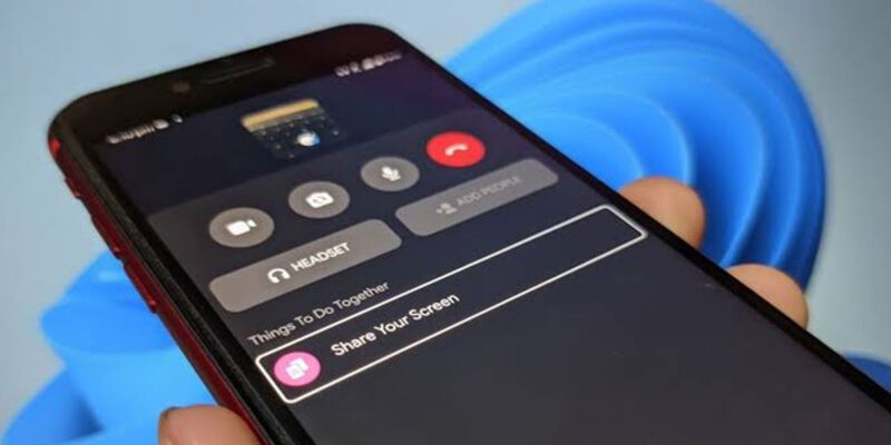 how to share phone screen on video calls
