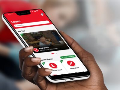 learn first aid using phone
