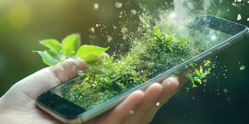 use phone to reduce environmental impact