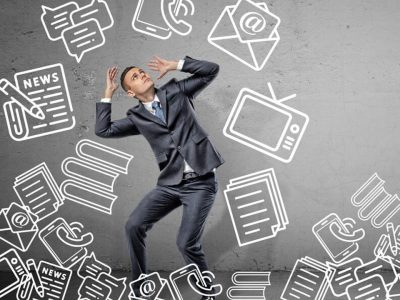 manage information overload with phone