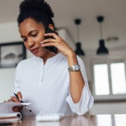 prepare for job interview using phone
