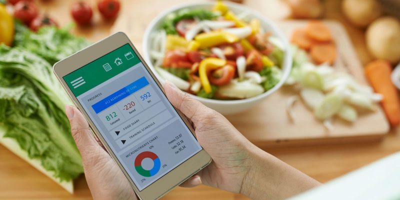 use phone to learn about nutrition