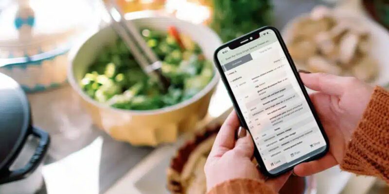 create and stick to meal plan with phone