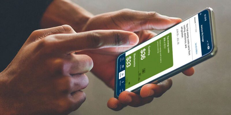 use phone to monitor and reduce energy bills