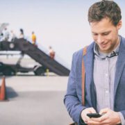 use phone for stress-free airport travel