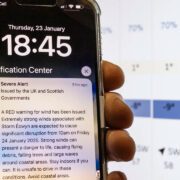 Use phone to stay safe in severe weather
